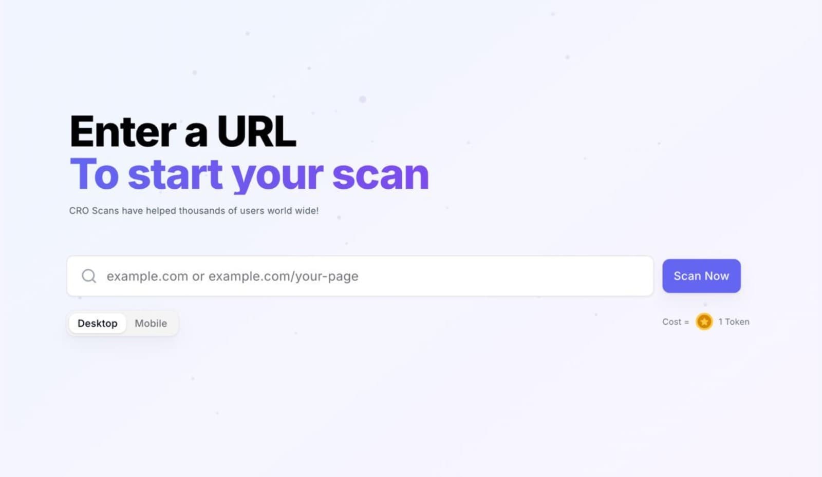 Paste your website